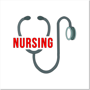 Stethoscope Nursing Posters and Art